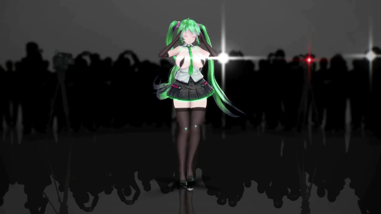 MMD HENTAI DANCE LAMB. TDA REMAKE GREEN HAIR COLOR EDIT SMIXIX